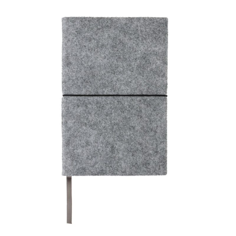 Load image into Gallery viewer, Recycled felt A5 softcover notebook from XD Collection, eco-friendly portfolio with a durable, textured cover and pages inside.
