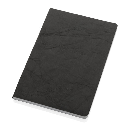 Salton XD Collection A5 recycled paper notebook from the portfolios and notebooks range, featuring a hardcover and lined pages.