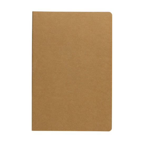 Salton A5 GRS certified recycled paper notebook from XD Collection, showing eco-friendly cover and lined pages inside.