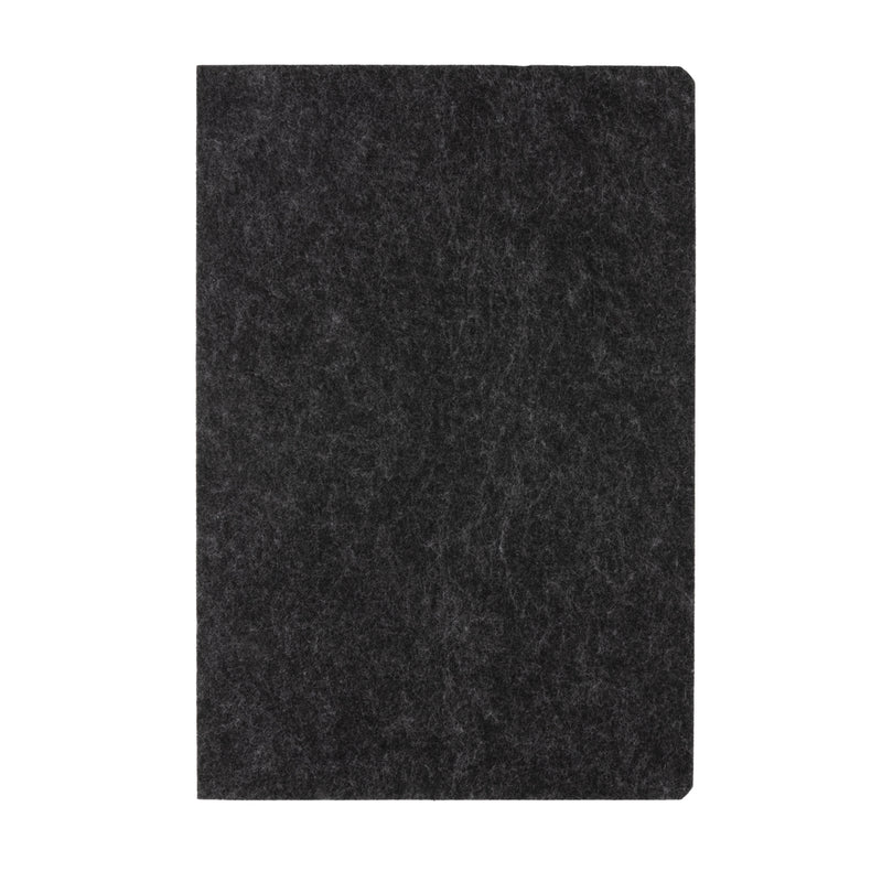 Load image into Gallery viewer, Recycled felt A5 notebook from XD Collection with Phrase GRS certification, featuring a soft, eco-friendly cover and compact size.
