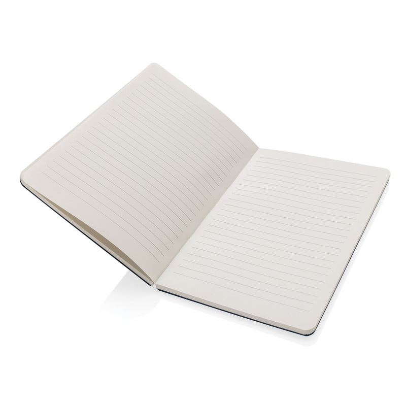 Load image into Gallery viewer, Recycled felt A5 notebook from XD Collection with GRS certification, featuring a sustainable, textured cover and compact size.

