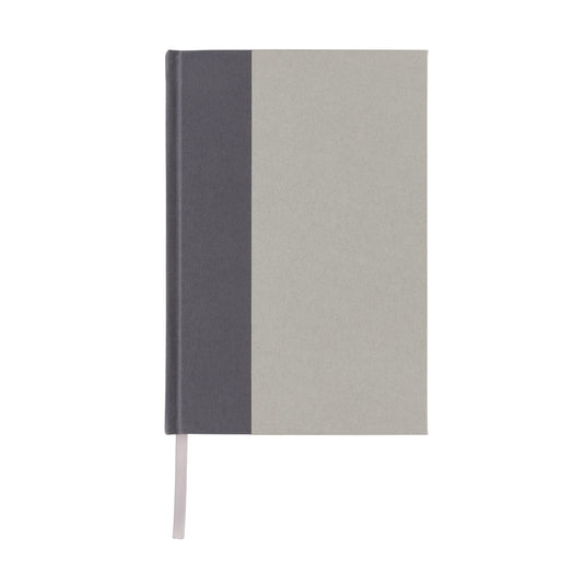 XD Collection Words GRS certified RPET and Kraft A5 notebook with a durable cover and elastic closure.