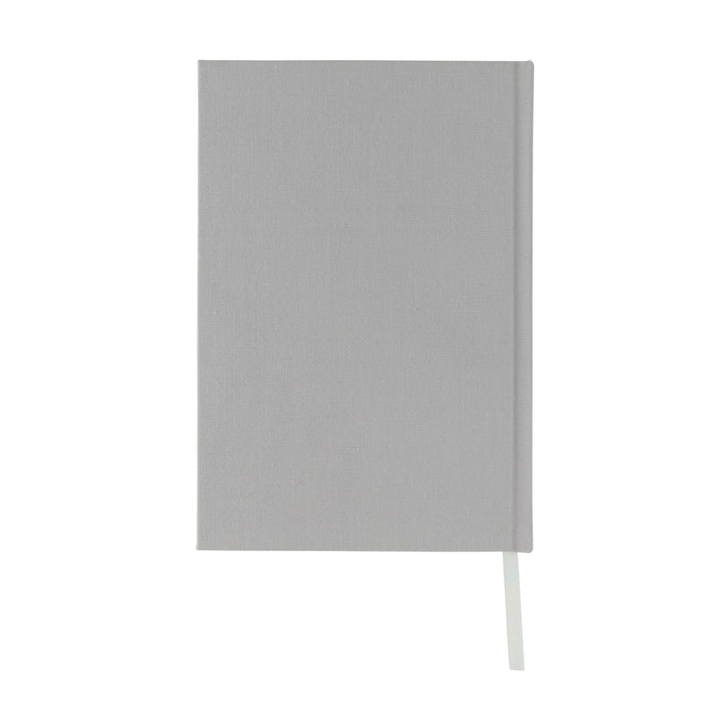 Load image into Gallery viewer, XD Collection Words GRS certified RPET and Kraft A5 notebook with textured cover, ideal for notes and journaling.
