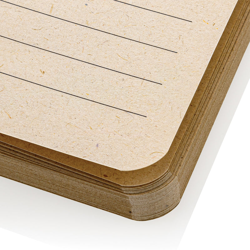 Load image into Gallery viewer, A5 notebook from XD Collection's Stylo Sugarcane paper series with a textured cover and visible pages inside.
