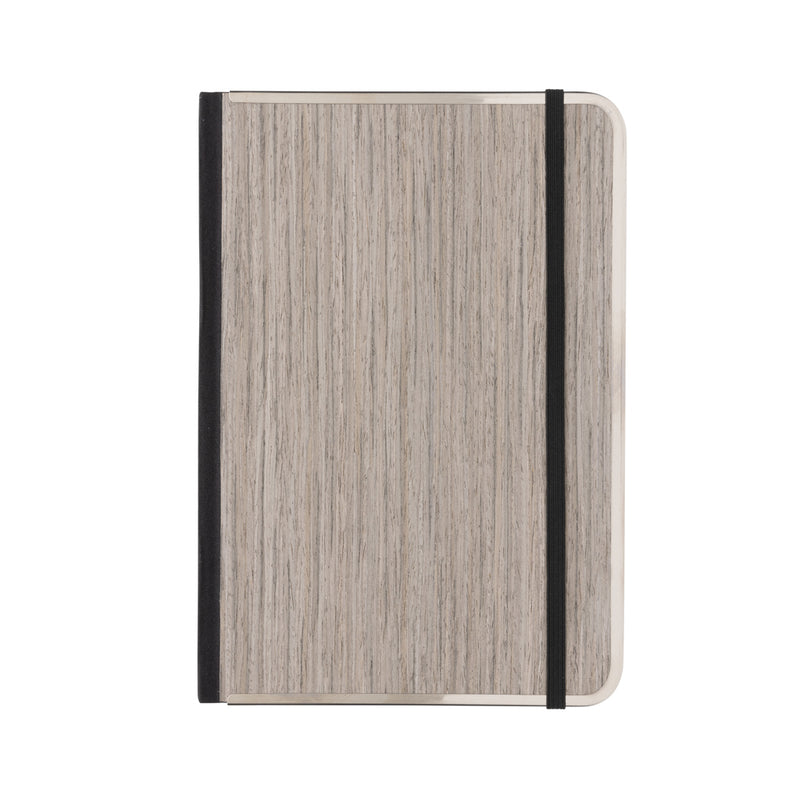 Load image into Gallery viewer, XD Collection Treeline A5 wooden cover deluxe notebook with natural wood finish and elegant design for writing and note-taking.
