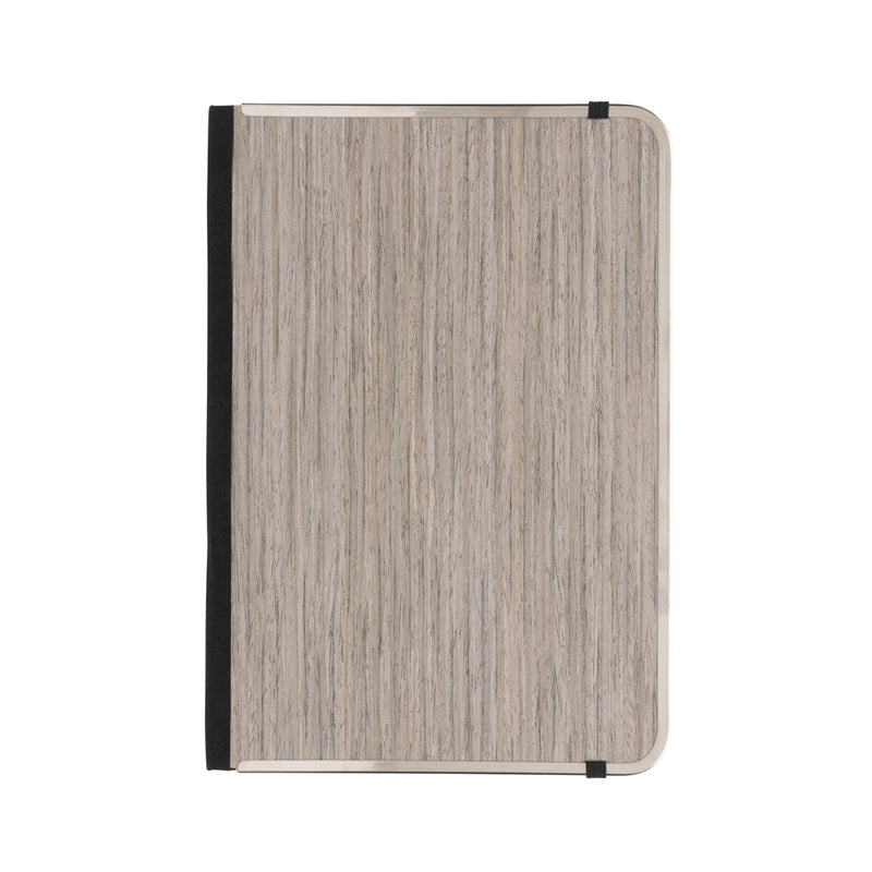 Load image into Gallery viewer, XD Collection Treeline A5 wooden cover deluxe notebook with natural wooden cover and lined pages, stylish and durable for writing.
