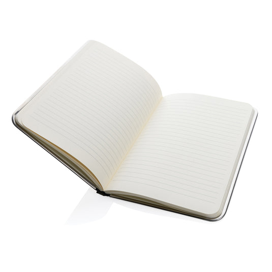 XD Collection Treeline A5 wooden cover deluxe notebook with elegant wooden cover and paper pages, ideal for writing and note-taking.