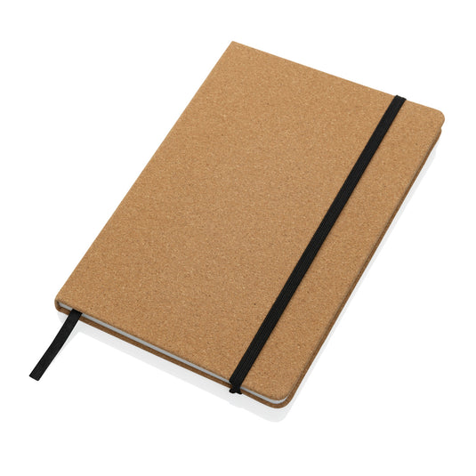 Stoneleaf A5 cork and stonepaper notebook from XD Collection, showcasing its textured cover and compact size for notes.