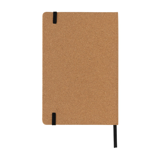 Stoneleaf A5 cork and stonepaper notebook from XD Collection, showcasing its textured cork cover and eco-friendly design.