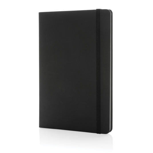 Craftstone A5 recycled kraft and stonepaper notebook by XD Collection featuring eco-friendly cover and durable binding.