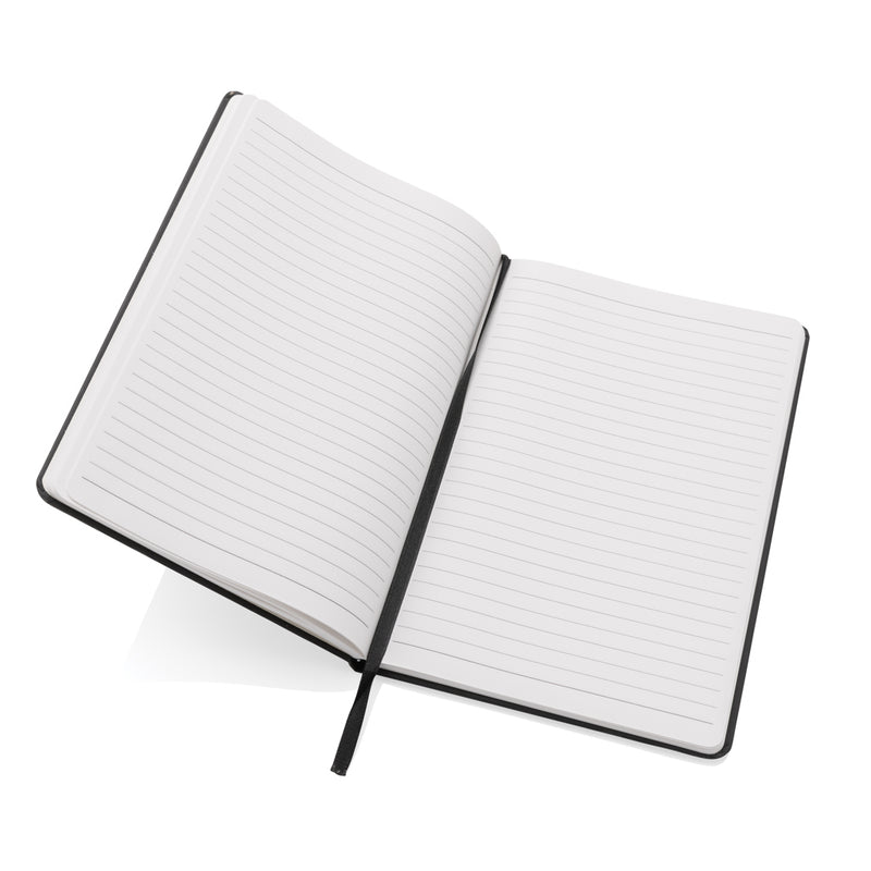 Load image into Gallery viewer, Craftstone A5 recycled kraft and stonepaper notebook from XD Collection, featuring a natural kraft cover and eco-friendly design.
