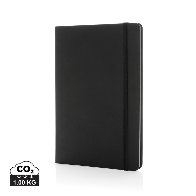 Load image into Gallery viewer, Craftstone A5 recycled kraft and stonepaper notebook from XD Collection, showing rustic cover and compact size.
