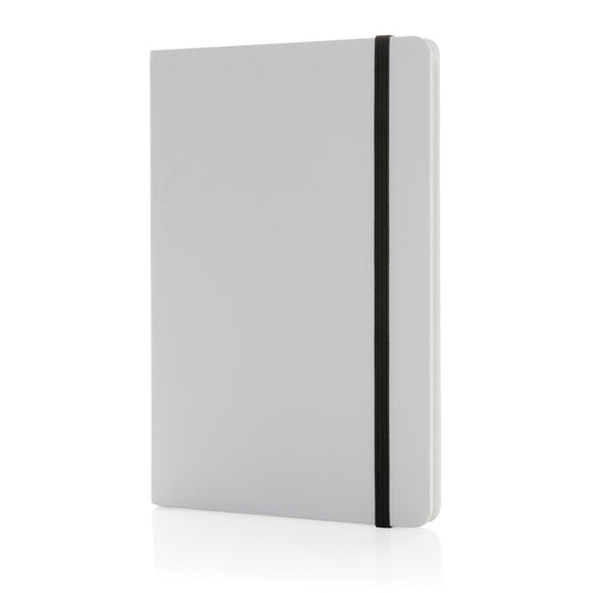 Craftstone A5 recycled kraft and stonepaper notebook by XD Collection, showing the textured kraft cover and eco-friendly design.