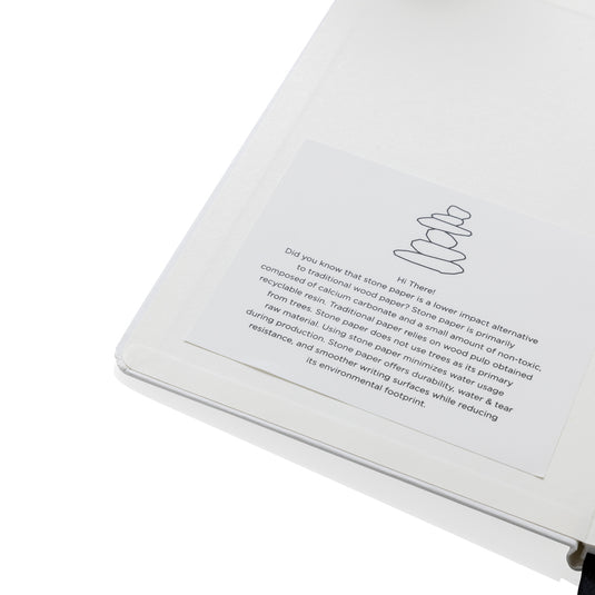 Craftstone A5 recycled kraft and stonepaper notebook by XD Collection, showing the textured recycled paper cover and compact size.