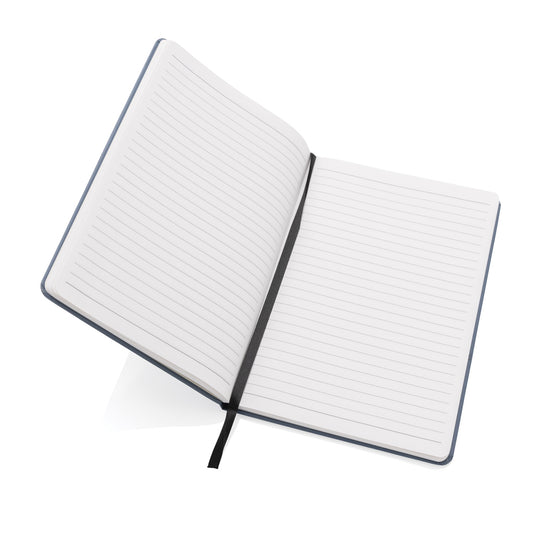 Craftstone A5 recycled kraft and stonepaper notebook by XD Collection, featuring a natural, textured cover and compact size.