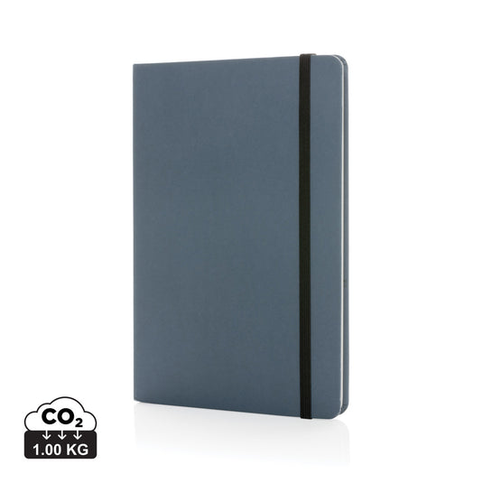 Craftstone A5 recycled kraft and stonepaper notebook by XD Collection, showing textured cover and eco-friendly design.