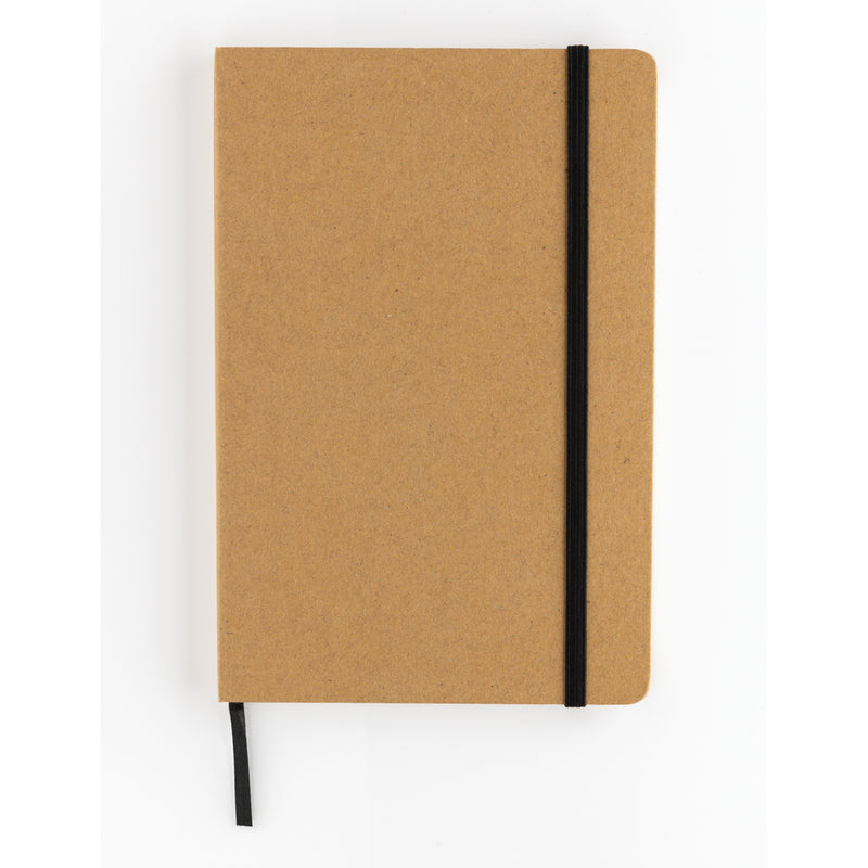 Load image into Gallery viewer, Craftstone A5 recycled kraft and stonepaper notebook from XD Collection, featuring a durable cover and eco-friendly design.
