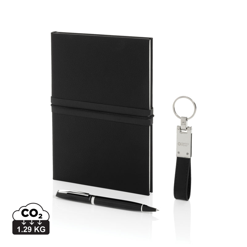 Load image into Gallery viewer, Swiss Peak RCS certified business gift set-Portfolios &amp; Notebooks
