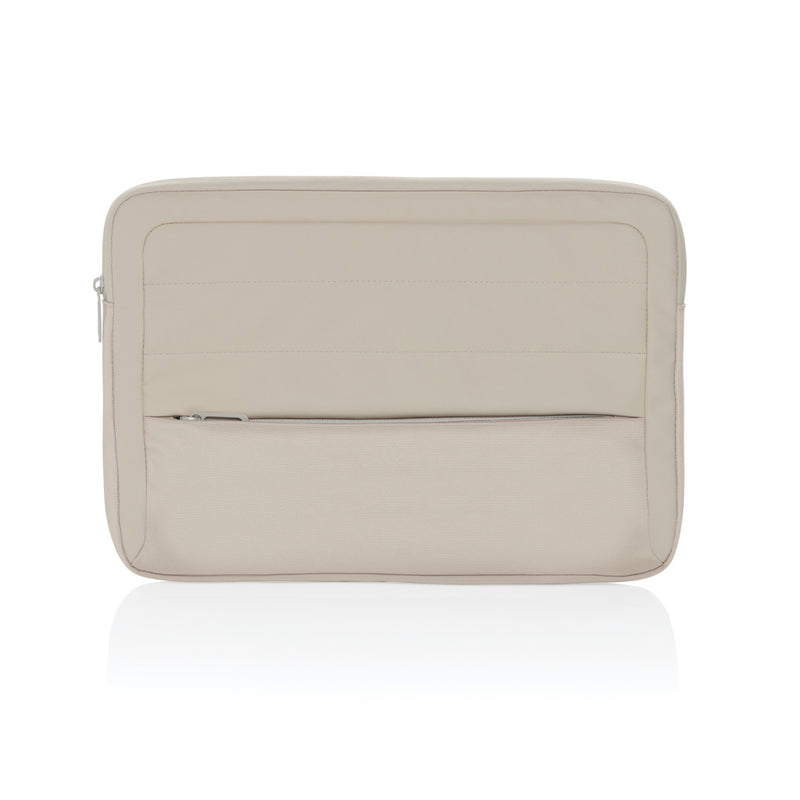 Load image into Gallery viewer, XD Xclusive Armond AWARE™ RPET 15.6-inch laptop sleeve in eco-friendly fabric with padded interior and sleek design.
