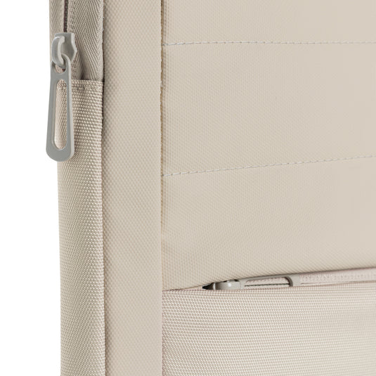 XD Xclusive Armond AWARE™ RPET 15.6 inch laptop sleeve in sleek, eco-friendly bag with padded interior for laptop protection.