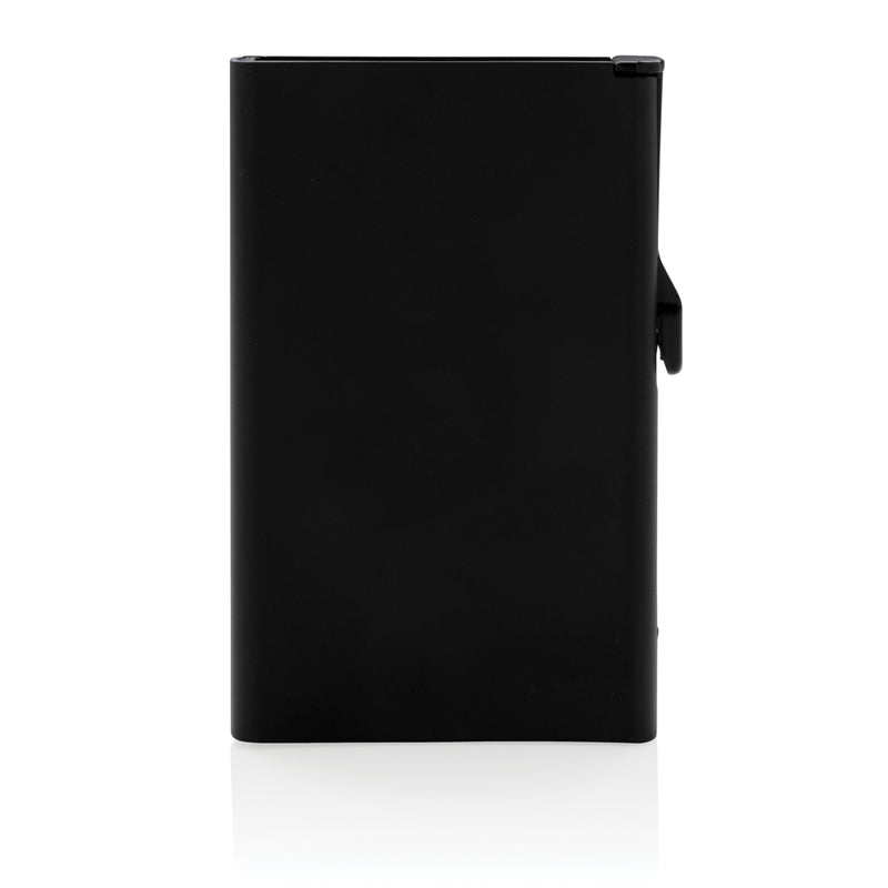 Load image into Gallery viewer, Aluminium RFID cardholder from XD Collection, sleek design with multiple card slots, ideal for secure travel and everyday use.
