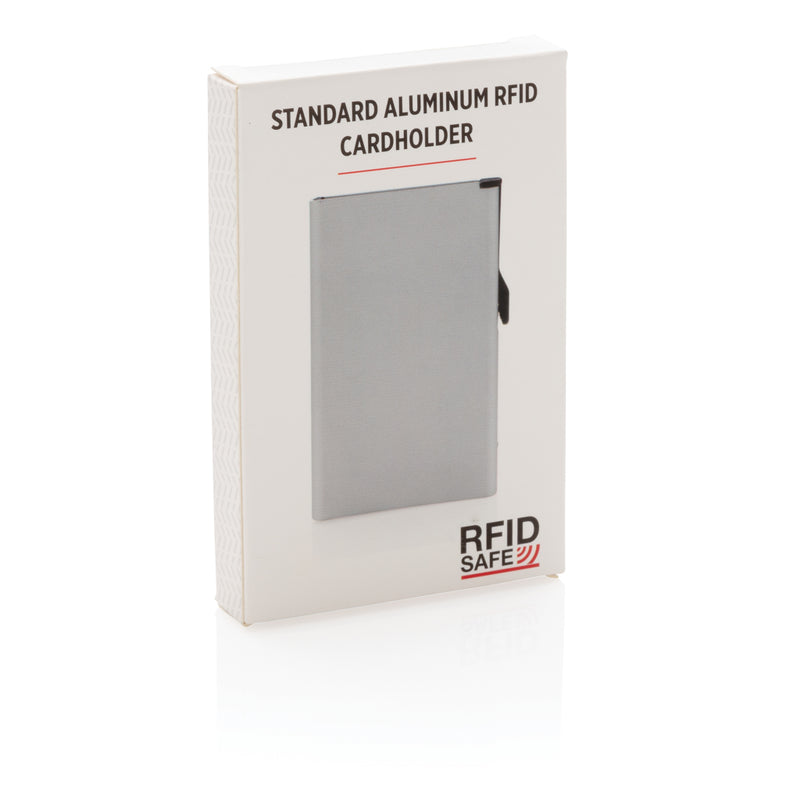 Load image into Gallery viewer, XD Collection standard aluminium RFID cardholder with multiple card slots, designed for secure travel and everyday use.
