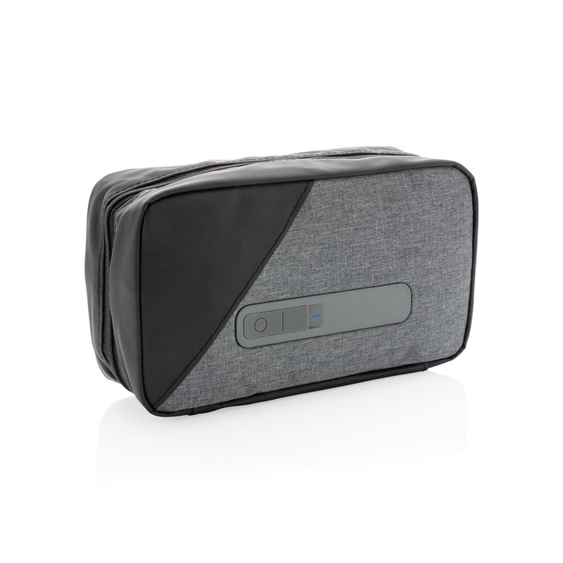 Load image into Gallery viewer, Portable UV-C steriliser pouch by XD Collection with integrated battery for sanitizing phones and tablets.
