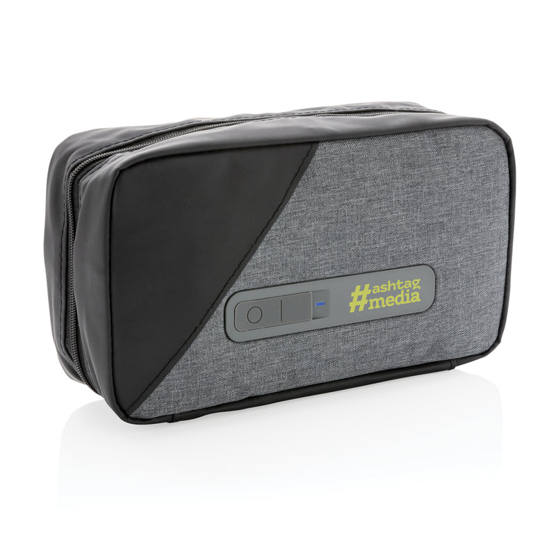 Load image into Gallery viewer, XD Collection portable UV-C steriliser pouch with integrated battery for phone and tablet cleaning, compact and easy to use.
