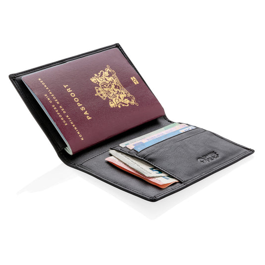 RFID anti-skimming passport holder - Custom Wood Designs
