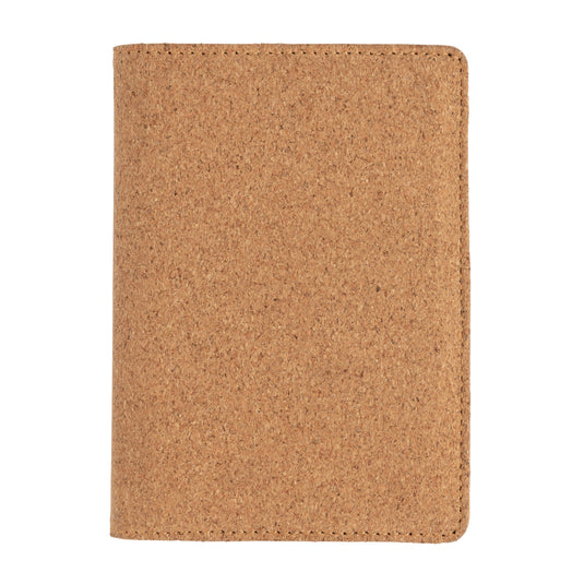 XD Collection RFID passport cover made of cork with secure design, ideal for travel and protecting your passport.
