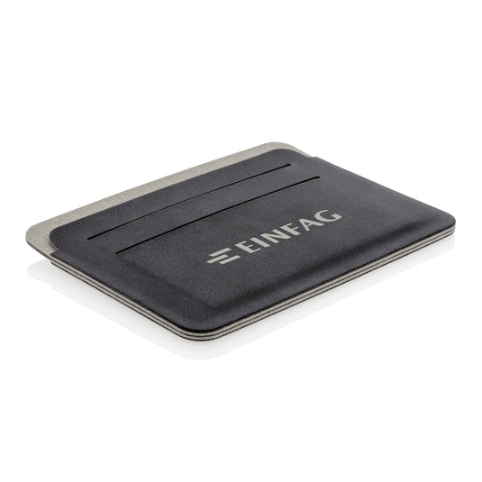 XD Xclusive Quebec RFID safe cardholder in black with multiple card slots, designed for secure travel and everyday use.