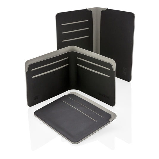 XD Xclusive Quebec RFID safe cardholder in black with multiple card slots and secure RFID blocking features.