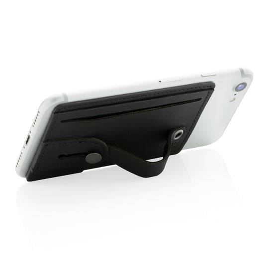 XD Collection 3-in-1 Phone Card Holder RFID attached to a smartphone with a sleek design and secure card storage.