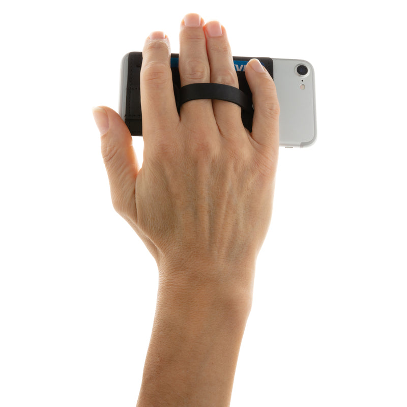 Load image into Gallery viewer, XD Collection 3-in-1 Phone and Tablet Card Holder RFID accessory with secure slots for cards and easy attachment to devices.
