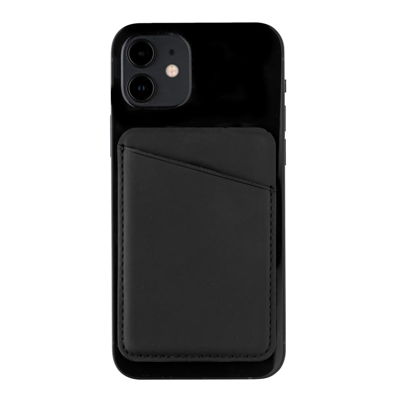 Load image into Gallery viewer, XD Collection magnetic phone card holder attached to a smartphone, designed for easy access to cards and IDs on phone or tablet.
