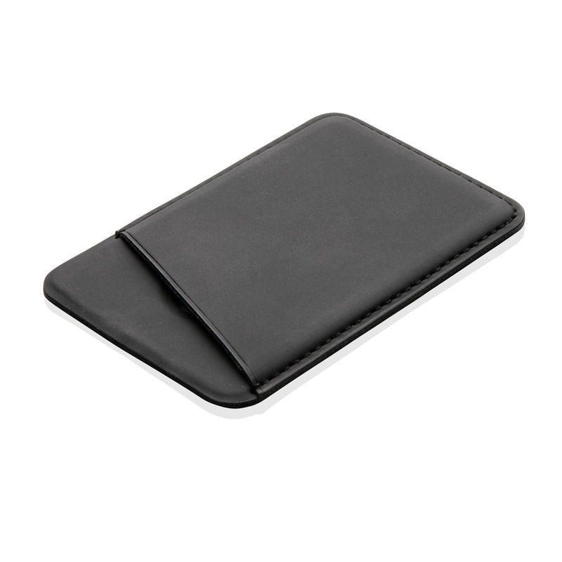 Load image into Gallery viewer, XD Collection magnetic phone card holder attached to the back of a smartphone, designed for carrying cards and small essentials.
