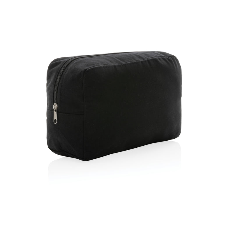 Load image into Gallery viewer, Impact Aware™ 285 gsm undyed canvas toiletry bag by XD Collection, showing a durable, eco-friendly travel bag with a simple design.
