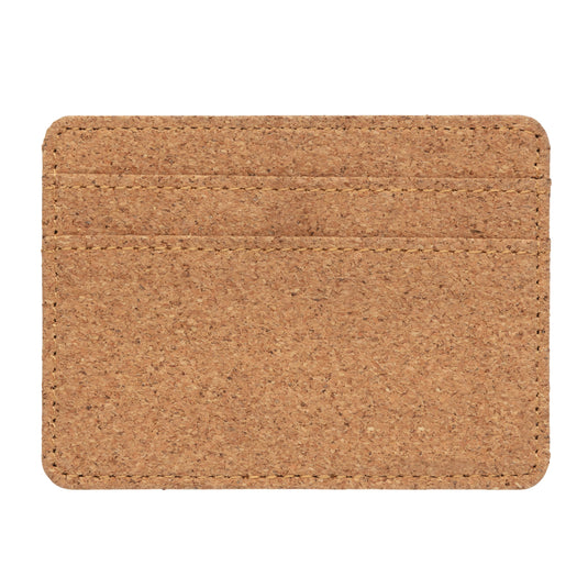 Slim cork RFID secure wallet from XD Collection, showcasing its slim design, RFID protection, and natural cork material.