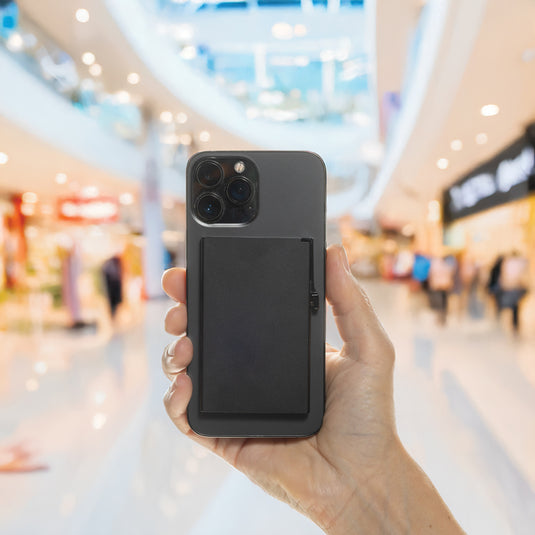 Standard aluminium RFID magnetic phone cardholder-Bags & Travel