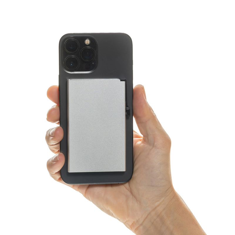 Load image into Gallery viewer, Standard aluminium RFID magnetic phone cardholder-Bags &amp; Travel
