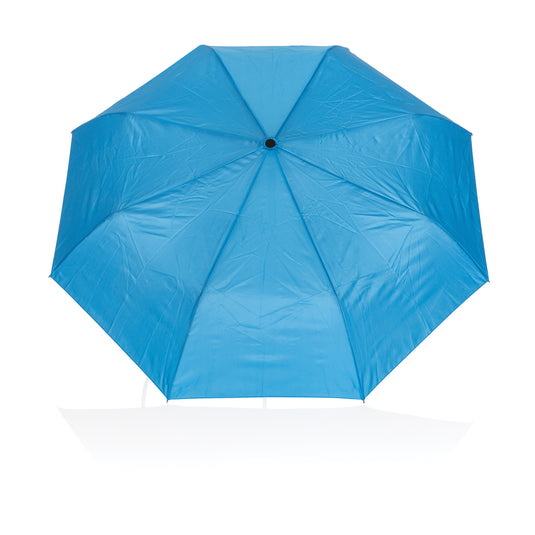 21" Impact AWARE™ 190T mini auto open umbrella - Custom Wood Designs