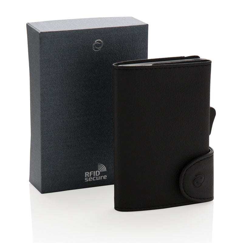 Load image into Gallery viewer, C-Secure RFID card holder and wallet with multiple card slots and secure design, made of durable material for travel and everyday use.
