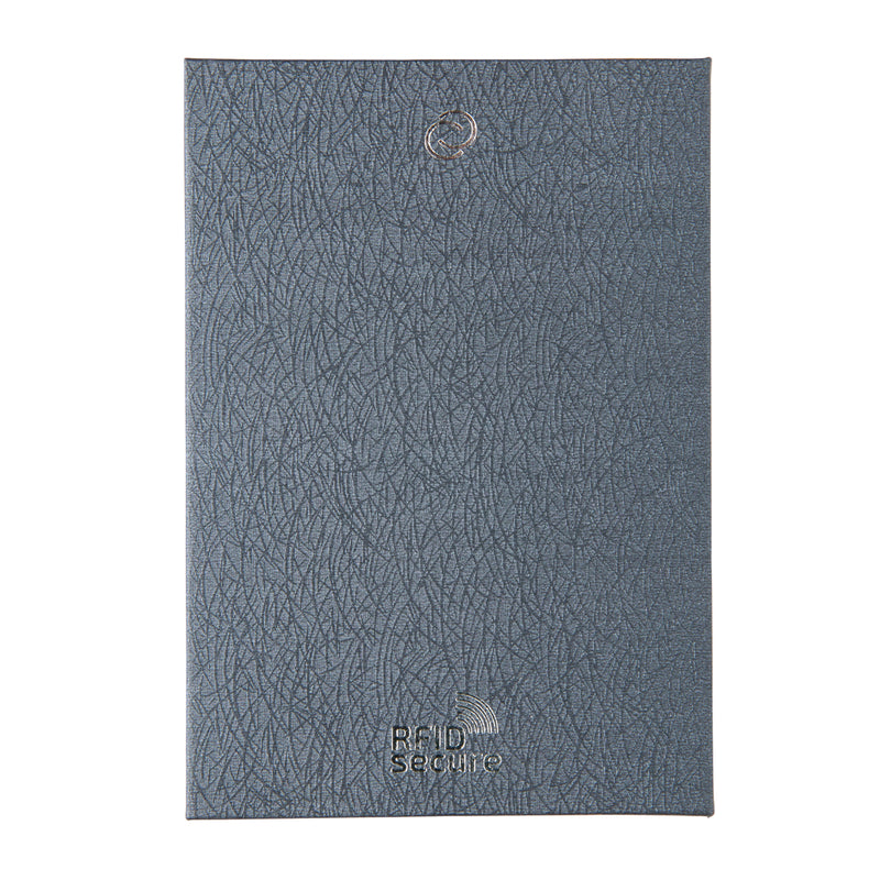 Load image into Gallery viewer, C-Secure RFID card holder and wallet in black, featuring multiple card slots and a sleek, compact design for secure travel storage.
