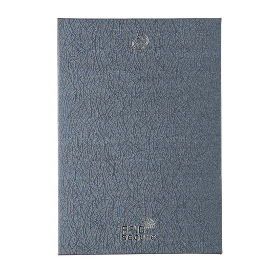 C-Secure RFID card holder and wallet in black, featuring multiple card slots and a sleek, compact design for secure travel storage.