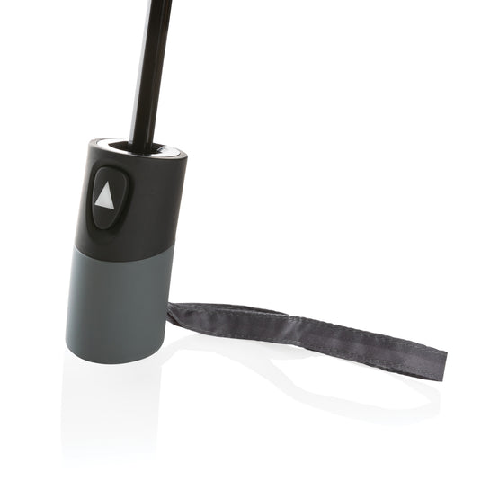 21" Impact AWARE™ RPET 190T mini auto open umbrella - Custom Wood Designs