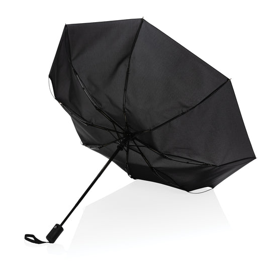 21-inch Impact AWARE™ RPET auto open/close umbrella by XD Collection, featuring durable fabric and automatic canopy opening.