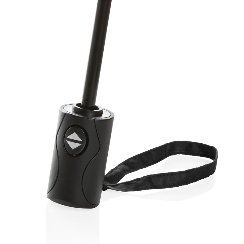 Load image into Gallery viewer, 21-inch Impact AWARE™ RPET auto open/close umbrella by XD Collection with durable 190T fabric, compact and easy to use.
