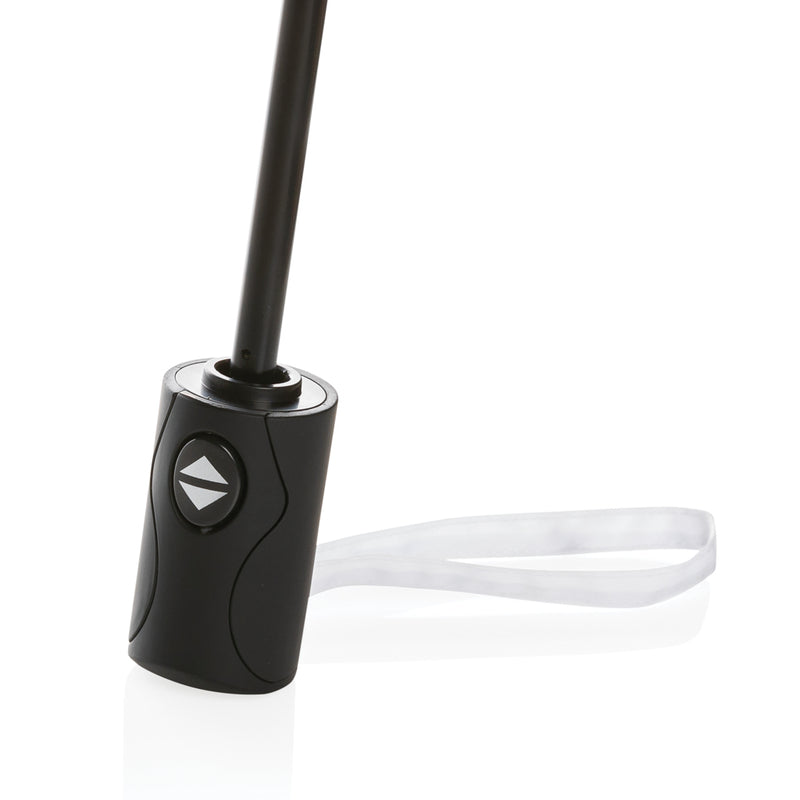 Load image into Gallery viewer, 21-inch Impact AWARE™ RPET auto open/close umbrella by XD Collection, featuring durable fabric and automatic opening mechanism.
