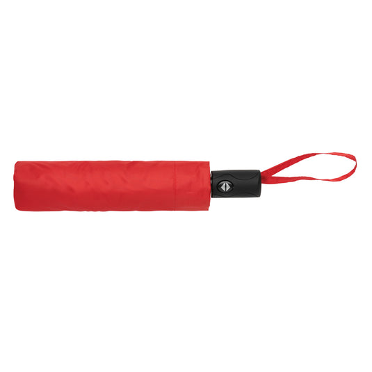 21-inch Impact AWARE™ RPET auto open/close umbrella by XD Collection featuring eco-friendly recycled polyester fabric and auto mechanism.