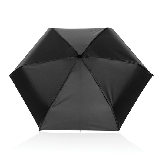 19.5" Aware™ RPET super mini manual 190T Pongee umbrella - Custom Wood Designs 19.5" Aware™ RPET super mini manual 190T Pongee umbrella